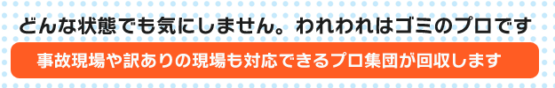 ゴミのプロがゴミ屋敷の回収を手伝います